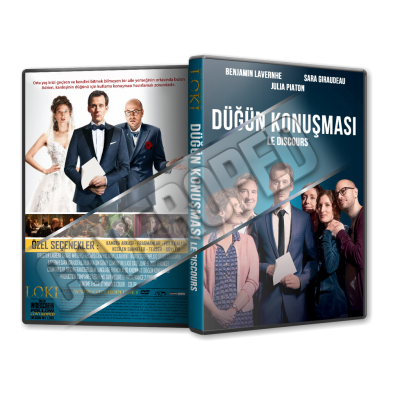 Düğün Konuşması - Le discours - 2020 Türkçe Dvd Cover Tasarımı